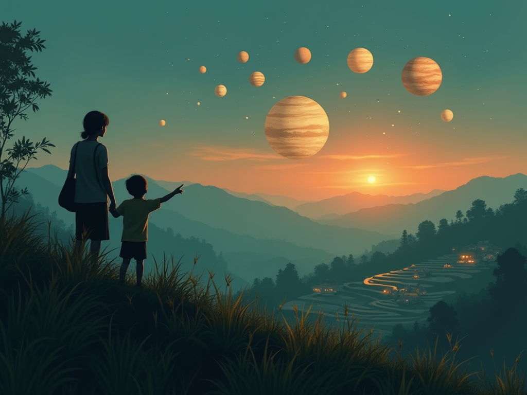 Lễ hội hành tinh: Sáu hành tinh sắp xếp thành hàng trên bầu trời tuần này