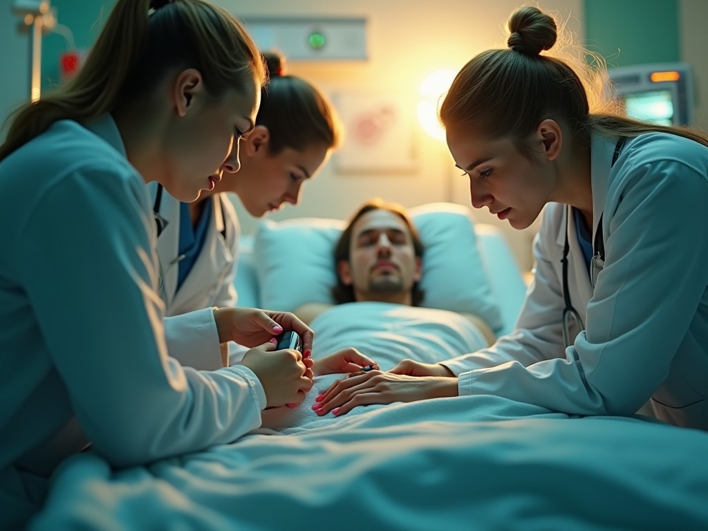 Thợ làm móng chạy đua với thời gian để cứu sống bệnh nhân nguy kịch