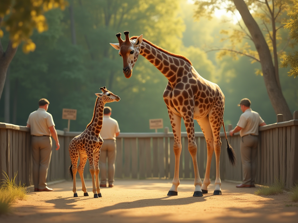 Chú hươu cao cổ Eugene và mái tóc 'độc nhất vô nhị' đang chinh phục trái tim du khách