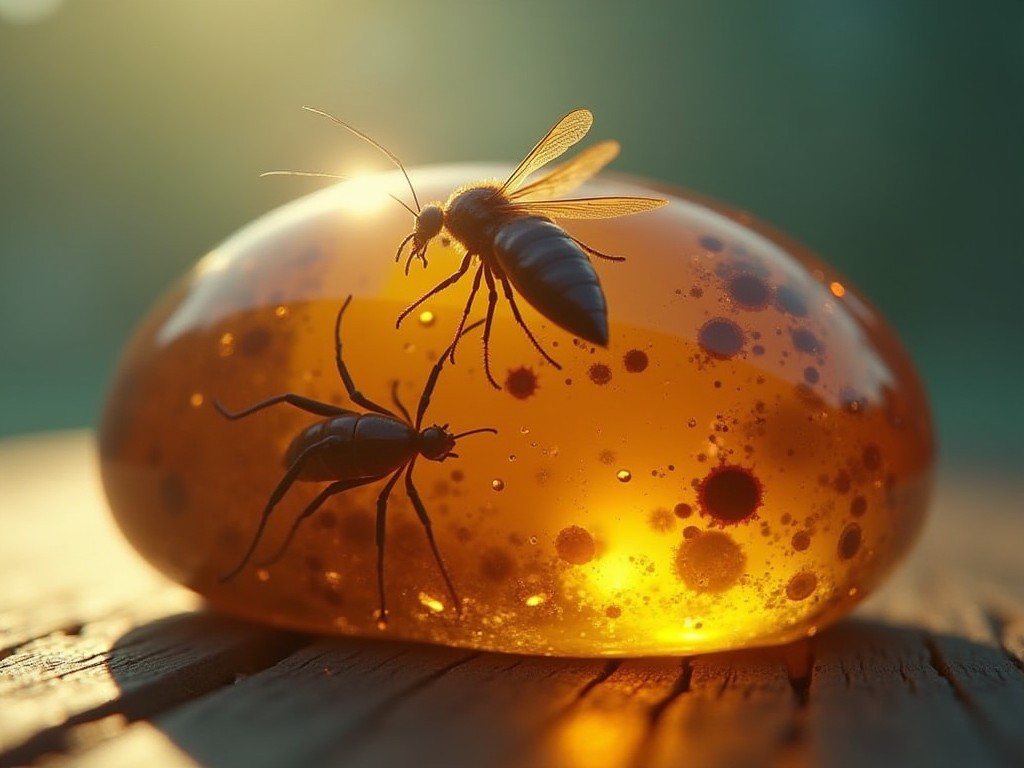 Những chứng chỉ hóa thạch trong hổ phách kỳ diệu: Cuộc sống bí ẩn của côn trùng thời khủy long