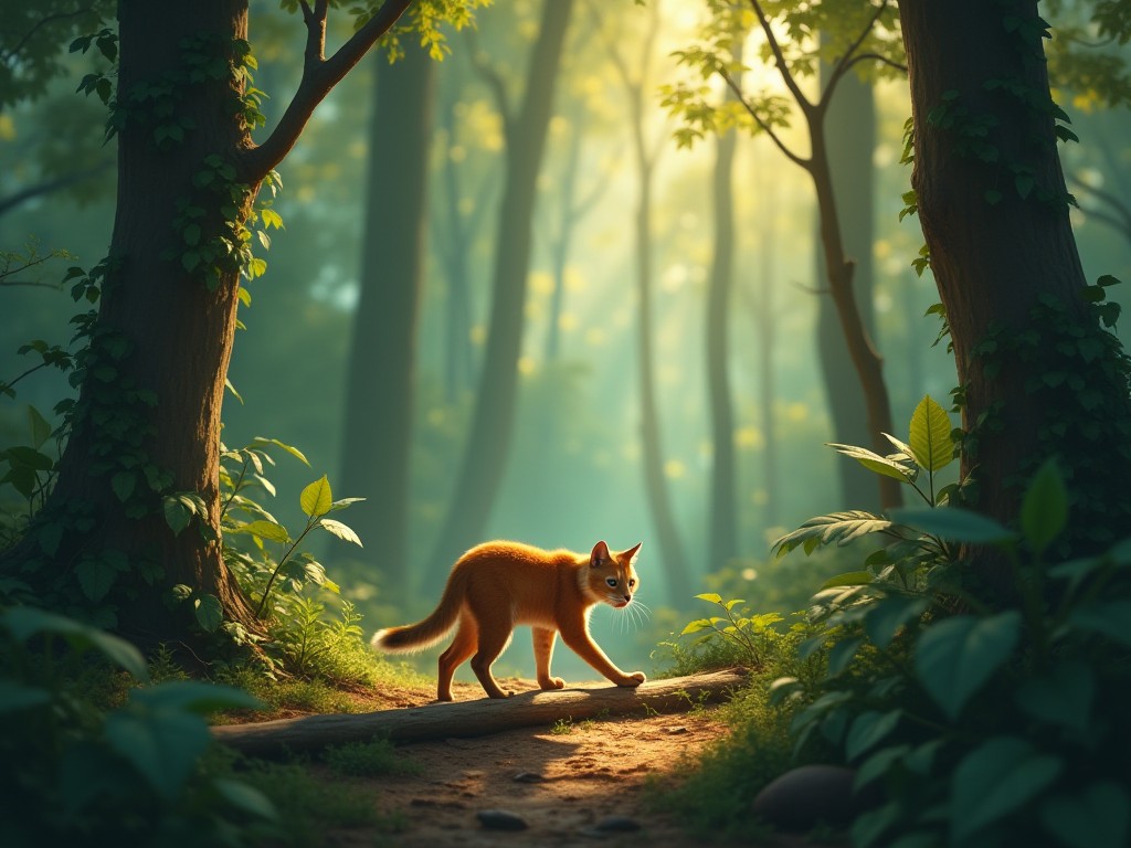 Chú mèo lửa huyền thoại của Thái Lan bất ngờ lộ diện trước camera — một trong những phát hiện hiếm nhất thế giới